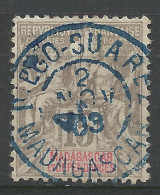 MADAGASCAR N° 44 CACHET DIEGO-SUAREZ Bleu / Used - Oblitérés