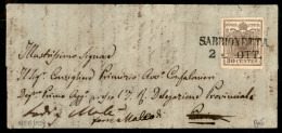 Antichi Stati Italiani - Lombardo Veneto - Lettera Affrancata Con 30 Cent (7e) - Buoni Margini - Sabbionetta SD (P.ti 6) - Otros & Sin Clasificación