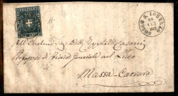 Antichi Stati Italiani - Toscana - 20 Cent (20) Su Lettera Da Borgo S. Lorenzo (P.ti 5) A Massa Carrara Del 26.1.1861 -  - Autres & Non Classés