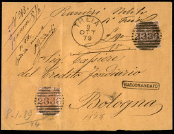 Regno - Vittorio Emanuele II - Raccomandata Affrancata Con 30 Cent V. Emanuele II (T19) + 20 Cent V. Emanuele II (28a) D - Other & Unclassified