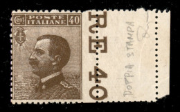 Regno - Vittorio Emanuele III - 1908 - 40 Cent Michetti (84nad) - Dentellatura Destra Fortemente Spostata A Destra Bordo - Other & Unclassified