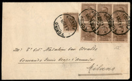 Regno - Vittorio Emanuele III - Lettera Da Torino 24.4.29 Per Milano Con 7 1/2 Cent Bruno Vittorio Emanuele III - Blocco - Other & Unclassified