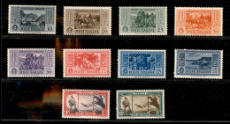 Regno - Vittorio Emanuele III - 1932 - Cinquantenario Garibaldi (315/324 + 32/38+41 Aerea) - Emissione Completa - Gomma  - Altri & Non Classificati