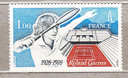 FRANCE 1978 Tennis Yv 2012 Mi 2102 MNH Neuf (**) #Sp195 - Tenis