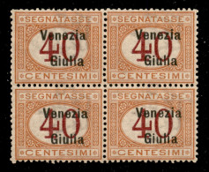 Occupazioni I Guerra Mondiale - Venezia Giulia - 1918 - 40 Cent (5) In Quartina - Gomma Integra (2000+) - Autres & Non Classés