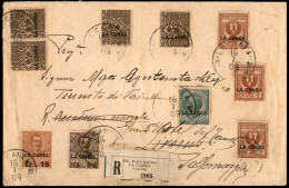 Uffici Postali All'Estero - Levante - La Canea - Prima Tiratura - Quattro 1 Cent (3a) + Tre 2 Cent (4a) + 5 Cent (5) + 1 - Sonstige & Ohne Zuordnung