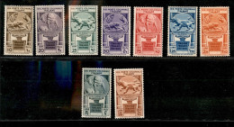 Colonie - Emissioni Generali - 1933 - Cinquantenario Eritreo (23/31 + 51/21 Aerea) - Emissione Completa - Gomma Original - Otros & Sin Clasificación