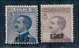 Colonie - Egeo - Emissioni Generali - 1912 - Soprastampati (1/2) - Serie Completa - Gomma Integra (550) - Altri & Non Classificati