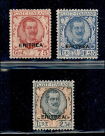 Colonie - Eritrea - 1926 - Floreale (113/115) - Serie Completa - Ottimamente Centrati - Gomma Originale - Andere & Zonder Classificatie