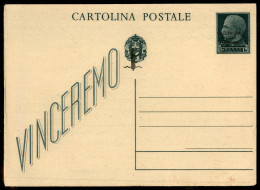 RSI - Definitivi - Cartolina Postale Da 15 Cent (C103g) Con Soprastampa Spostata In Basso - Nuova - Otros & Sin Clasificación