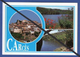 CPM-(83.Var-) CARCES - Vue Générale - Le Lac --Multivues . - Carces