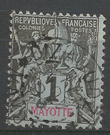 MAYOTTE N° 1 CACHET D'ZAOUDZI  / Used - Used Stamps