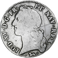 France, Louis XV, Écu Au Bandeau, 1745, Bayonne, Argent, TB, Gadoury:322 - 1715-1774 Luis XV El Bien Amado