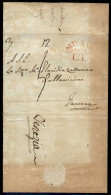 Prefilateliche - Prefilateliche - 1807 (10 Gennaio) - Lettera Da Venezia A Genova Via Milano - Fumigata - Altri & Non Classificati