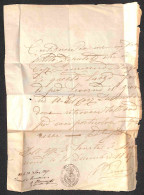 Prefilateliche - Prefilateliche - 1847 (21 Dicembre) - Marina Di Marciana - Certificato Di Sanità - Otros & Sin Clasificación