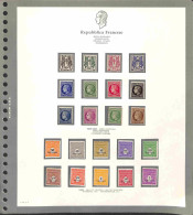Lotti E Collezioni - Europa E Oltremare - FRANCIA - 1945/1959 - Collezione Completa Di Valori Posta Ordinaria + Aerea De - Autres & Non Classés