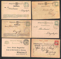 Lotti E Collezioni - Europa E Oltremare - GERMANIA - BAYERN - 1873/1919 - Insieme Di 81 Interi Postali Di Cui 76 Cartoli - Otros & Sin Clasificación