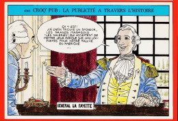 16411 / CROQ PUB Grands Magasins LA FAYETTE Publicité à Travers Histoire-David PRUDHOMME Angoulême 1985-1986 - Bandes Dessinées