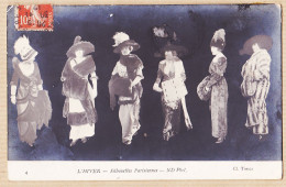 16402 / Mode 1910s L' HIVER Silhouettes Parisiennes Cliché TRESCA à Jules GAU Fontbruno Par Labruguière Tarn - Mode