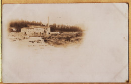 16437 / Carte-Photo 1900s Usine Cheminée Bord Rivière à Localiser Papier Société LUMIERE LYON - Mulini Ad Acqua