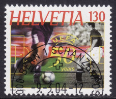 Schweiz: SBK-Nr. 1111 (50 Jahre UEFA 2004) ET-gestempelt - Usati