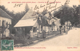 CPA 02 MONTREUIL AUX LIONS / CARREFOUR DE LA ROUTE DES MAILLONS - Autres & Non Classés