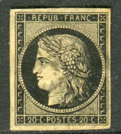 Rare N° 3 - Petit Cachet à Date Du 3 Janvier 1849 - 1849-1850 Ceres