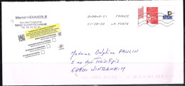 L-DIV 106 - FRANCE Personnalisé N° 3587A Sur Lettre - Storia Postale