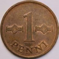 Finland - Penni 1966, KM# 44 (#3897) - Finland