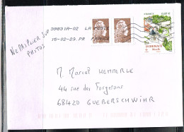 L-DIV 107 - FRANCE N° 5407 Rodemack Moselle Sur Lettre De 2023 - Storia Postale