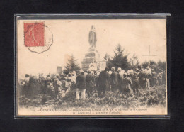 (24/03/24) 23-CPA GENTIOUX - INAUGURATION DE LA STATUE DE N.D DU BATIMENT SUR LE COUDREAU - Other & Unclassified