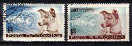 Roumanie 1957 Mi 1684-5 (Yv 1550-1), Obliteré - Gebraucht