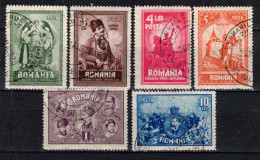 Roumanie 1929 Mi 346-51 (Yv 365-70), Obliteré - Sonstige & Ohne Zuordnung