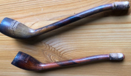 Lot 2 Pipes Scouflaire Onnaing - Incurvées - Otros & Sin Clasificación