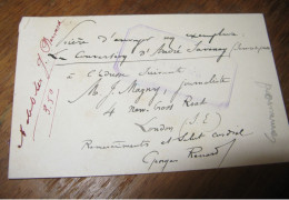 GEORGES RENARD Autographe Signé 1896 PROFESSEUR LAUSANNE COMMUNARD à DENTU - Personnages Historiques