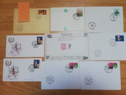 LOT TIMBRES SUR DOCUMENTS - Collections