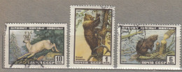 RUSSIA USSR 1961 Fauna Animals Mi 2448-2450 Used (o) #Fauna9-1 - Gebraucht