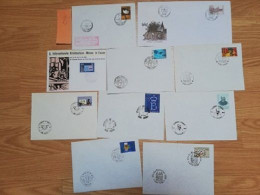 LOT TIMBRES SUR DOCUMENTS - Collections