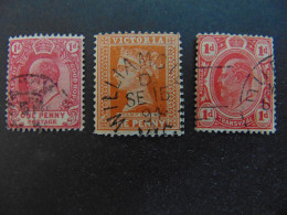 Très Beau Petit Lot De 3 Timbres Oblitérés Du Cap De Bonne Espérance, Transval Et Victoria - Ohne Zuordnung