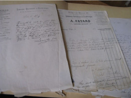 DOSSIER BARBOT Autographe Signé 1878 GEOGRAPHE VENTE ATLAS HURTREL à FAYARD - Inventores Y Científicos