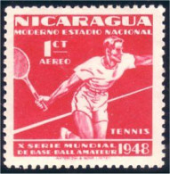 684 Nicaragua Tennis MH * Neuf (NIC-280) - Tennis