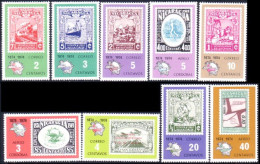 684 Nicaragua UPU 100th MNH ** Neuf SC (NIC-202) - U.P.U.