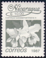 684 Nicaragua Orchidée Orchid MNH ** Neuf SC (NIC-111b) - Orchidées