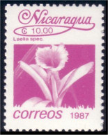 684 Nicaragua Orchidée Orchid MNH ** Neuf SC (NIC-109b) - Orchidées
