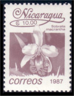 684 Nicaragua Orchidée Orchid MNH ** Neuf SC (NIC-112b) - Orchidées