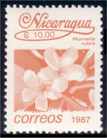 684 Nicaragua Flower Fleur MNH ** Neuf SC (NIC-107a) - Nicaragua