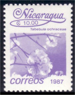 684 Nicaragua Flower Fleur MNH ** Neuf SC (NIC-104a) - Nicaragua