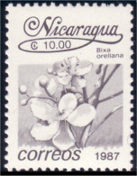 684 Nicaragua Flower Fleur MNH ** Neuf SC (NIC-101b) - Autres & Non Classés