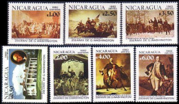 684 Nicaragua Maison Natale De Washington Birth House MNH ** Neuf SC (NIC-14c) - Us Independence