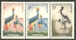 678 Niger Grues Cranes Jabirus Marabout No Gum (NGR-80) - Other & Unclassified